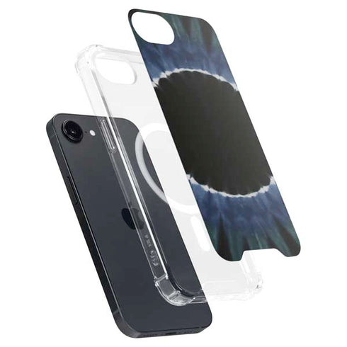 Liquid Blue Tie Dye - Sunflower iPhone 16e MagSafe Case