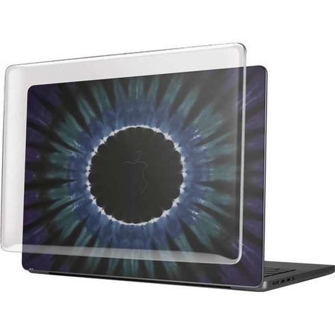 Liquid Blue Tie Dye - Sunflower MacBook Pro 14in (2021-24) Case plus Skin