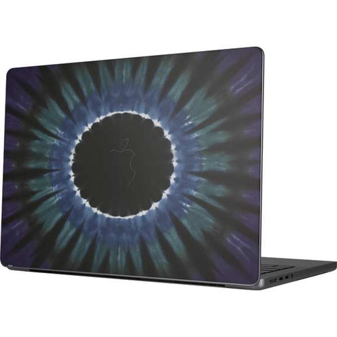 Liquid Blue Tie Dye - Sunflower Apple MacBook Pro 14-inch Skin