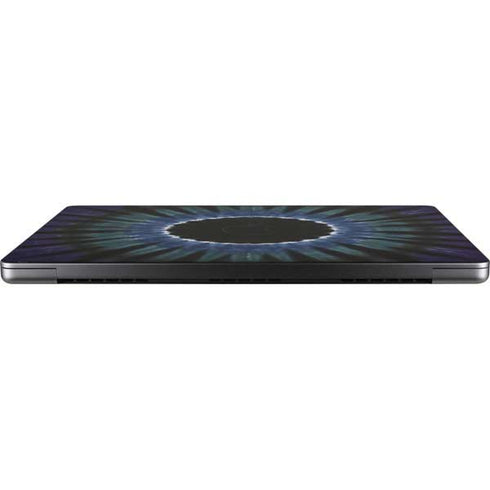 Liquid Blue Tie Dye - Sunflower Apple MacBook Pro 14-inch Skin