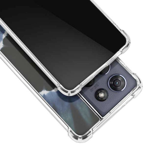 Liquid Blue Tie Dye - Sunflower Moto G Play 5G (2025) Clear Case