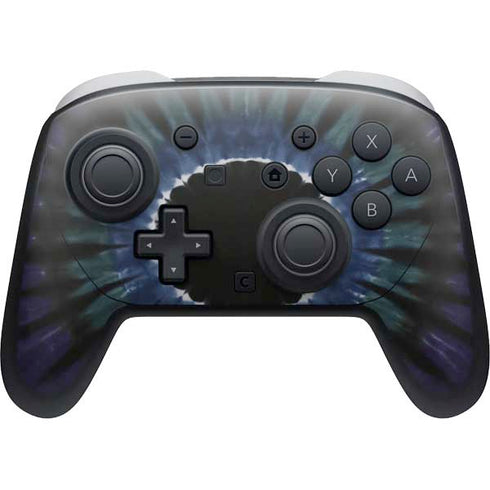Liquid Blue Tie Dye - Sunflower Nintendo Switch 2 (2025) Pro Controller Skin
