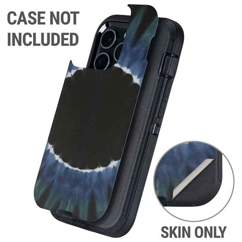 Liquid Blue Tie Dye - Sunflower Otterbox Defender iPhone Skin