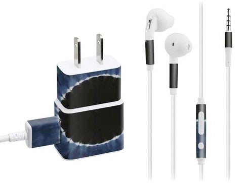 Liquid Blue Tie Dye - Sunflower Phone Charger Skin