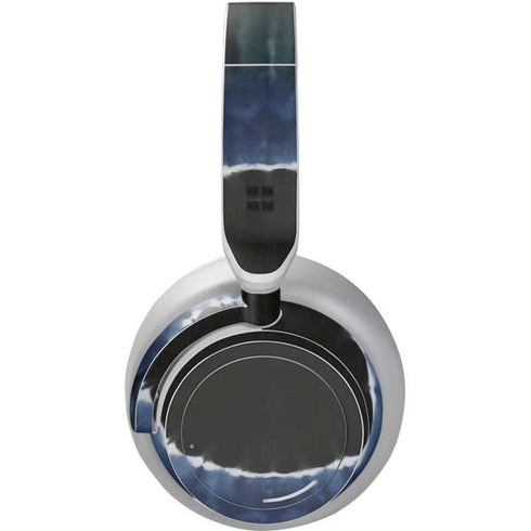 Liquid Blue Tie Dye - Sunflower Surface Headphones Skin