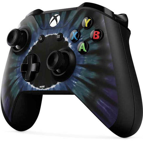 Liquid Blue Tie Dye - Sunflower Xbox One X Controller Skin