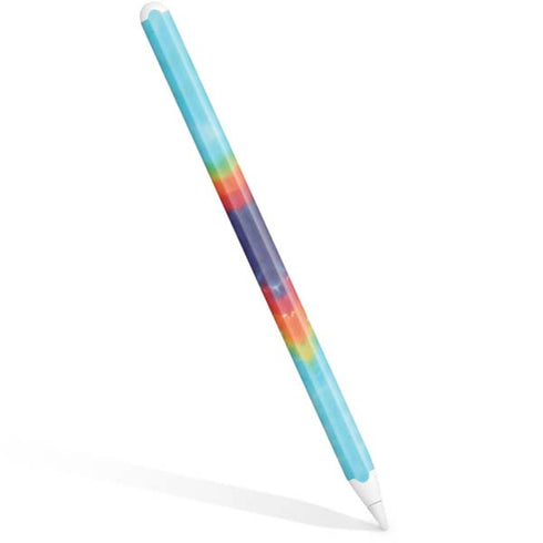 Liquid Blue Tie Dye Heart Apple Pencil (2nd Gen 2019) Skin