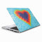 Liquid Blue Tie Dye Heart HP Elitebook Skin