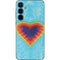 Liquid Blue Tie Dye Heart Galaxy A36 5G Skin