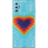 Liquid Blue Tie Dye Heart Galaxy Note 10 Plus Skin