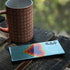 Liquid Blue Tie Dye Heart Galaxy Note 10 Plus Skin