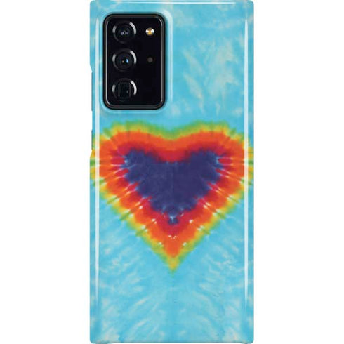 Liquid Blue Tie Dye Heart Galaxy Cases