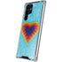 Liquid Blue Tie Dye Heart Galaxy S23 Ultra Clear Case