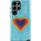Liquid Blue Tie Dye Heart Galaxy S23 Ultra Pro Case