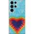 Liquid Blue Tie Dye Heart Galaxy Skins
