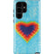 Liquid Blue Tie Dye Heart Galaxy S25 Ultra Impact Case