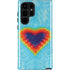 Liquid Blue Tie Dye Heart Galaxy Cases