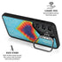 Liquid Blue Tie Dye Heart Galaxy S25 Ultra Kickstand Case