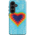 Liquid Blue Tie Dye Heart Galaxy S26 Plus Impact Case