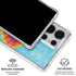 Liquid Blue Tie Dye Heart Galaxy S26 Ultra Clear Case