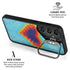 Liquid Blue Tie Dye Heart Galaxy S26 Ultra Kickstand Case