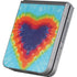 Liquid Blue Tie Dye Heart Galaxy Z Flip6 Skin
