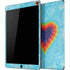 Liquid Blue Tie Dye Heart iPad Skins
