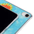 Liquid Blue Tie Dye Heart iPad 11th Gen (2025) Clear Case