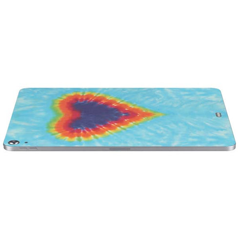Liquid Blue Tie Dye Heart Apple iPad Air Skin