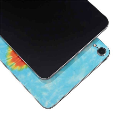 Liquid Blue Tie Dye Heart Apple iPad Mini Skin