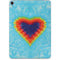 Liquid Blue Tie Dye Heart Apple iPad Pro Skin