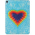 Liquid Blue Tie Dye Heart Apple iPad Pro Skin
