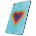 Liquid Blue Tie Dye Heart Apple iPad Pro Skin