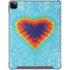 Liquid Blue Tie Dye Heart iPad Cases