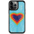 Liquid Blue Tie Dye Heart iPhone Cases