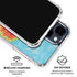 Liquid Blue Tie Dye Heart iPhone 15 Clear Case