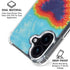 Liquid Blue Tie Dye Heart iPhone 16 MagSafe Case