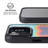 Liquid Blue Tie Dye Heart iPhone 16e Kickstand Case