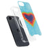 Liquid Blue Tie Dye Heart iPhone 16e MagSafe Case