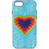 Liquid Blue Tie Dye Heart iPhone Cases