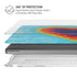 Liquid Blue Tie Dye Heart MacBook Pro 14in (2021-24) Case plus Skin
