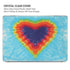 Liquid Blue Tie Dye Heart MacBook Cases