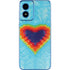 Liquid Blue Tie Dye Heart Moto G Play 4G (2024) Skin