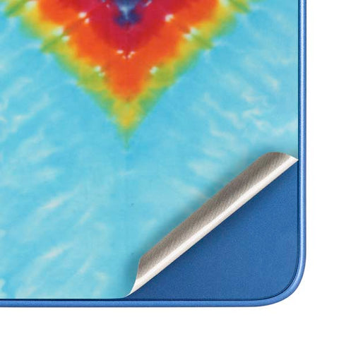 Liquid Blue Tie Dye Heart Moto G Play 4G (2024) Skin
