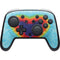 Liquid Blue Tie Dye Heart Nintendo Switch 2 (2025) Pro Controller Skin