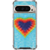 Liquid Blue Tie Dye Heart Pixel 9/9 Pro Clear Case