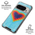 Liquid Blue Tie Dye Heart Pixel 9/9 Pro Clear Case