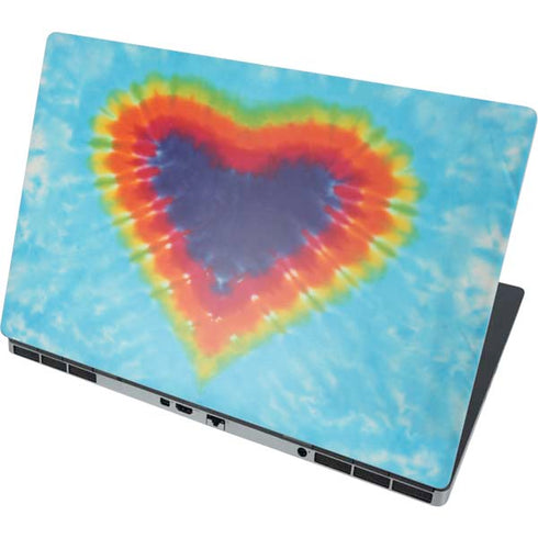 Liquid Blue Tie Dye Heart Dell Precision Skin