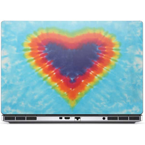 Liquid Blue Tie Dye Heart Dell Precision Skin