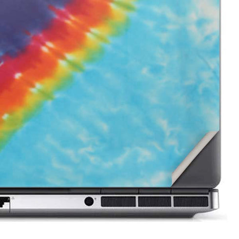 Liquid Blue Tie Dye Heart Dell Precision Skin
